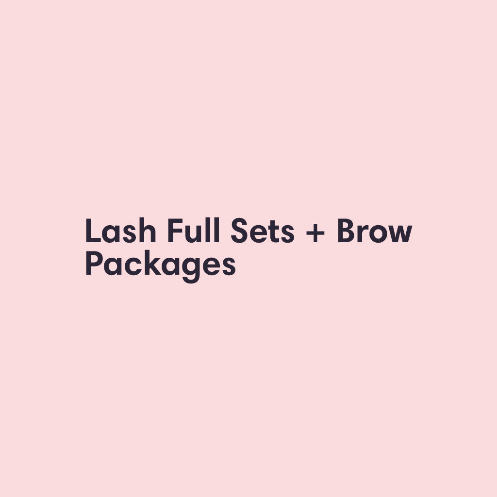 Lash Full Sets and Brow Package