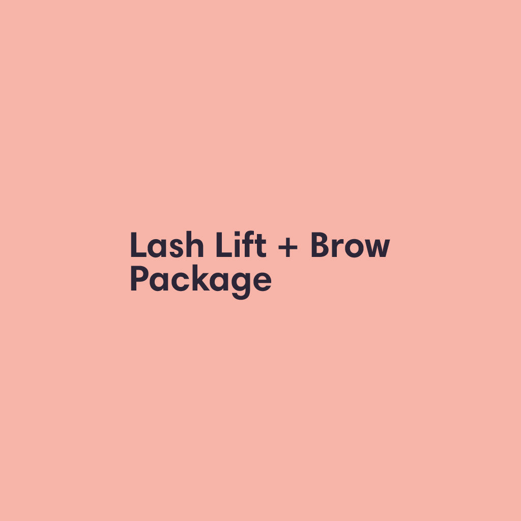 Lash Lift and Brow Lamination Package